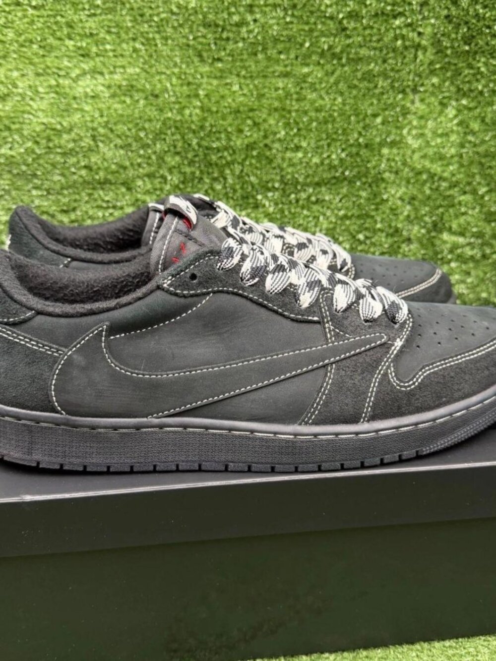 Jordan 1 Low Phantom Black Travis Scott - Picture 2 of 3